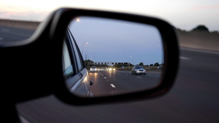 car, rearview mirror, mirror